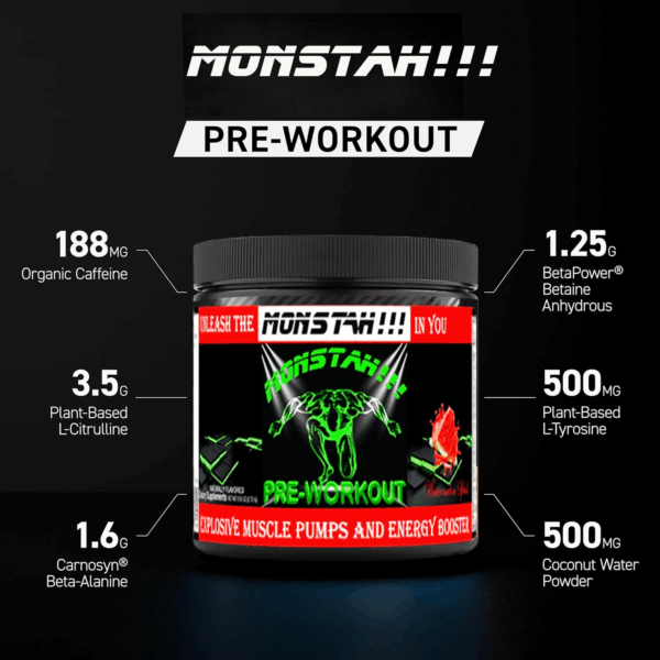Improve Your Endurance and Strength Monstah Organic Pre-Workout Must-Haves - Image 3